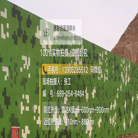 武威专业承接园区围墙迷彩喷涂、