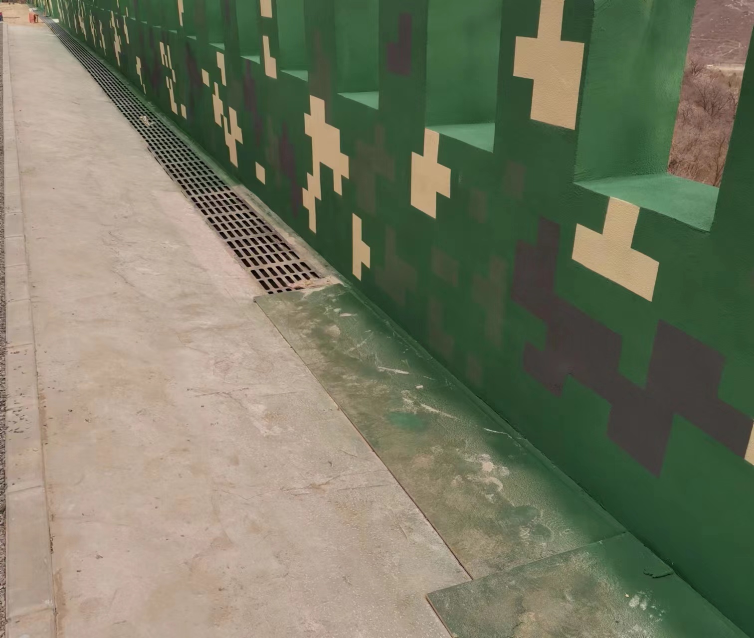 武威围墙迷彩喷涂,数迷彩漆