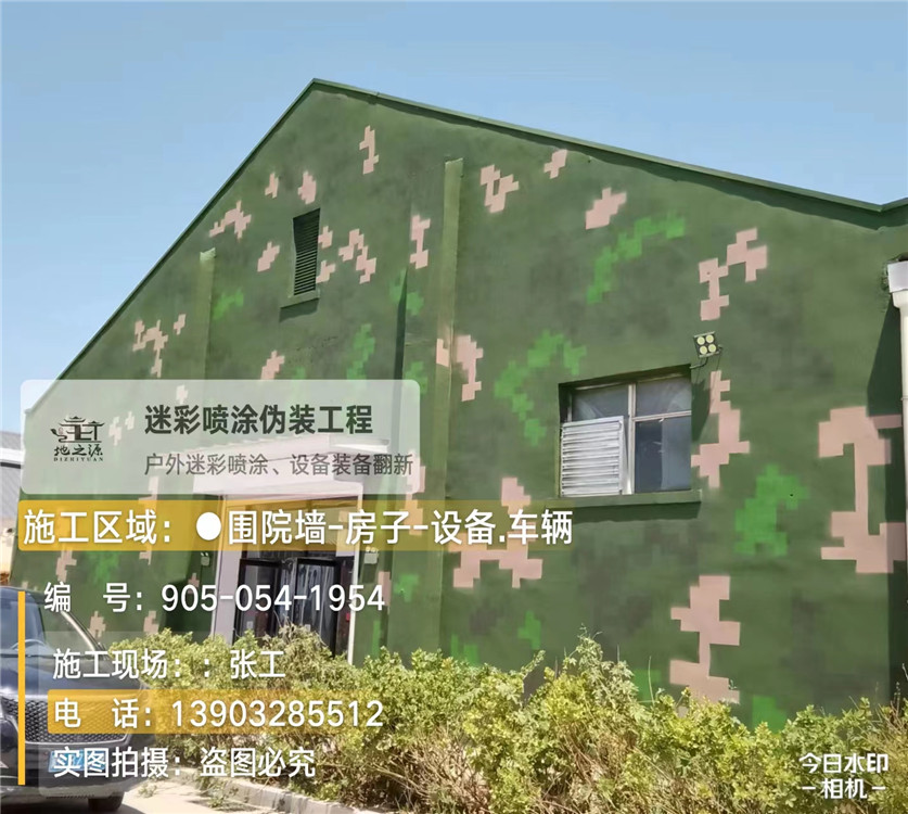 武威外墙数码迷彩漆施工报价清单（100㎡标准墙面测算）
